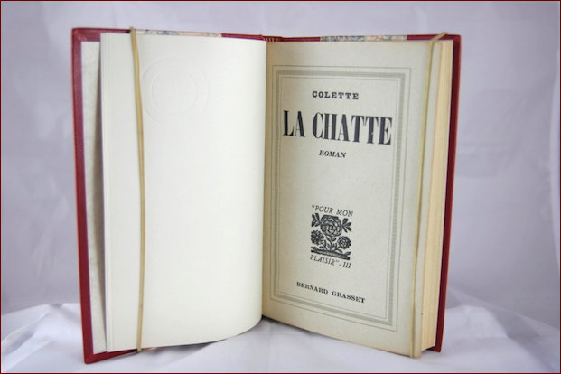 La Chatte by Collette frontispiece